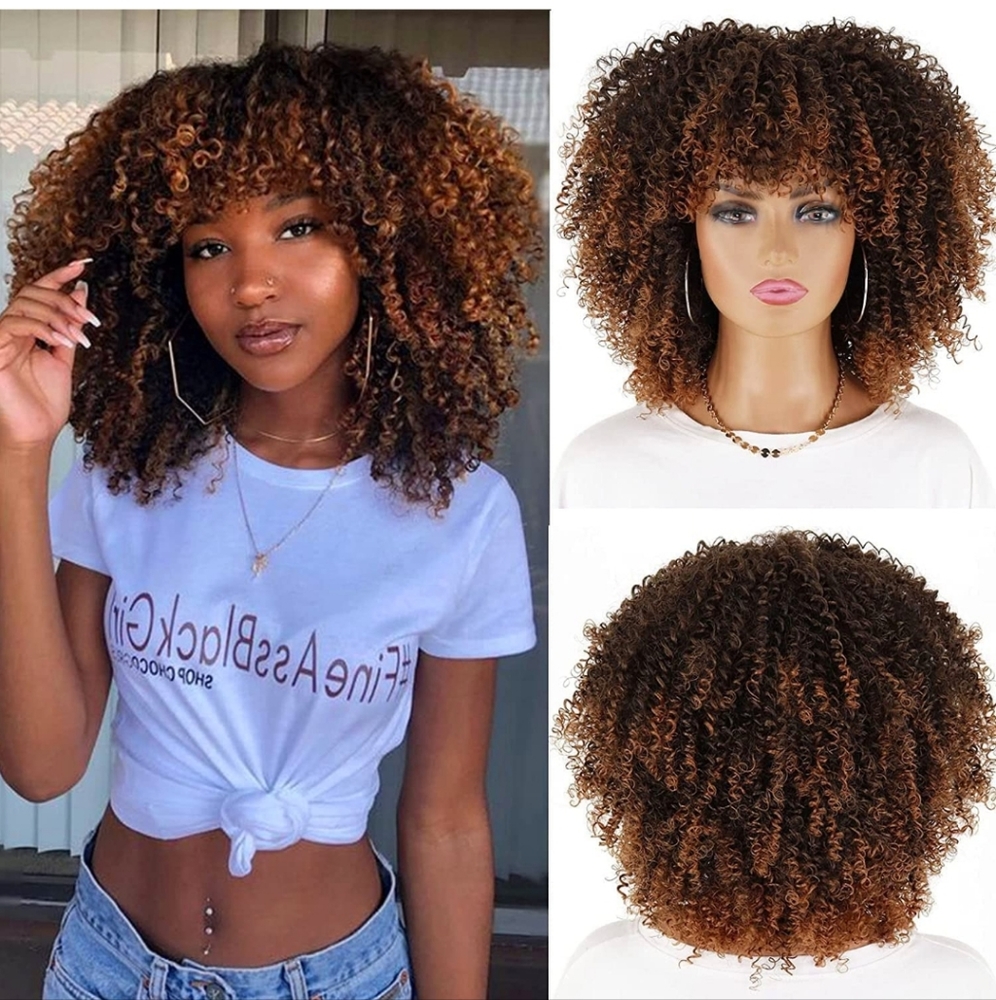 Afro curly wig